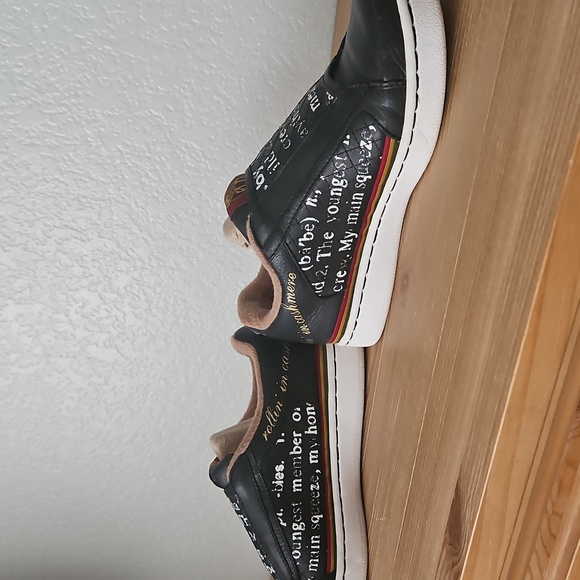 L.A.M.B. Gwen Stefani Y2K Rolling In Cashmere Black Shoes 7.5 Royal Elastics EUC - Picture 8 of 14